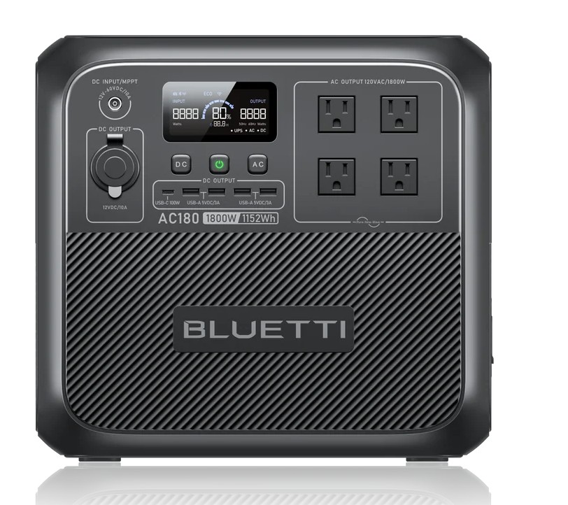 BLUETTI AC180 portable power station