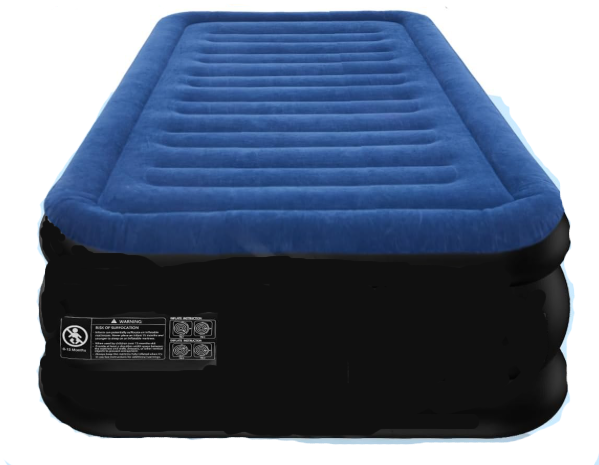 Raised camping airbed