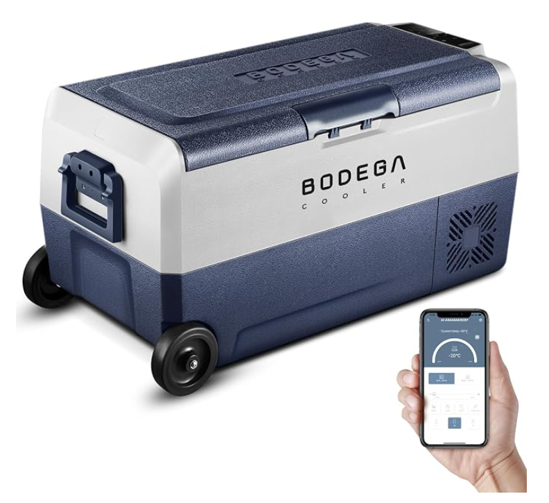 BODEGA 12V portable refrigerator used by Glampabout