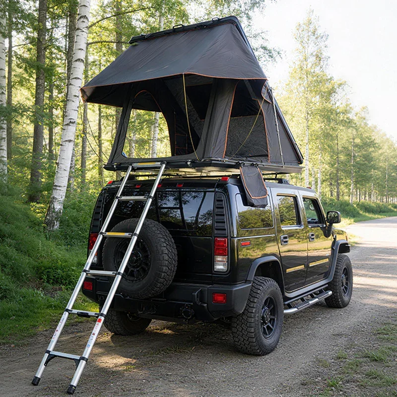 HAWK GeerTop triangular hard-shell rooftop tent