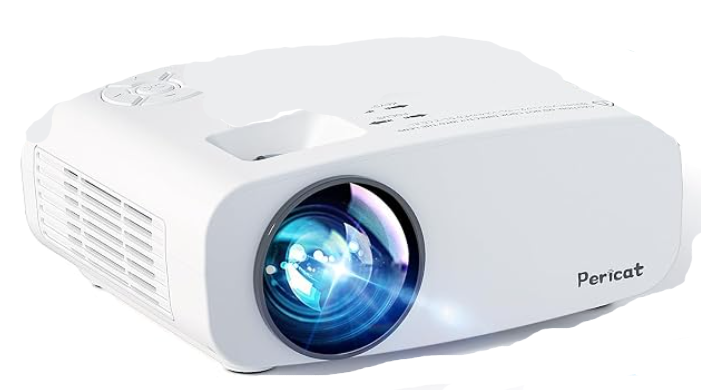 Portable projector used for Glampabout tent movies