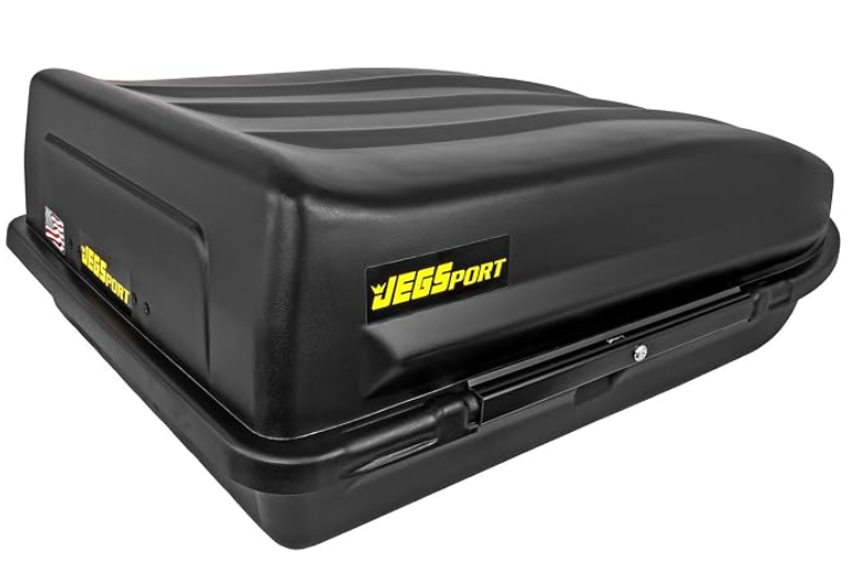 JEGS 18 cubic foot hard-shell rooftop cargo carrier