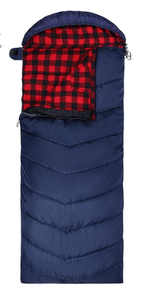 Flannel sleeping bag