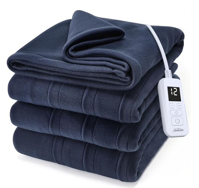 Sunbeam electric heated blanket