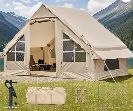 Glampabout inflatable camping tent
